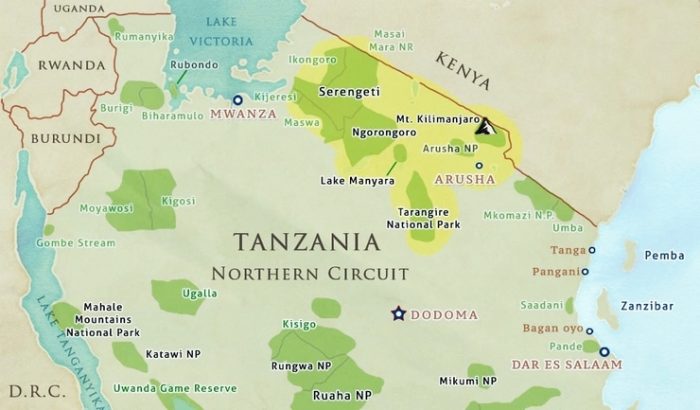 tourism circuits in tanzania