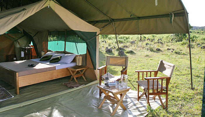 mid-range accommodation in serengeti