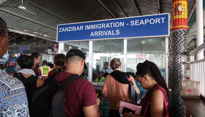Immigration at Zanzibar